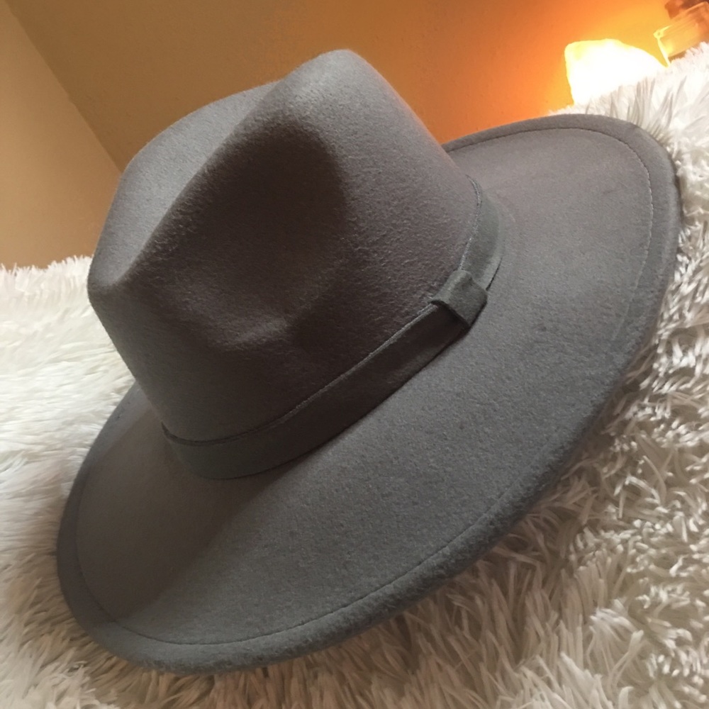 Grey Fashion Fedora